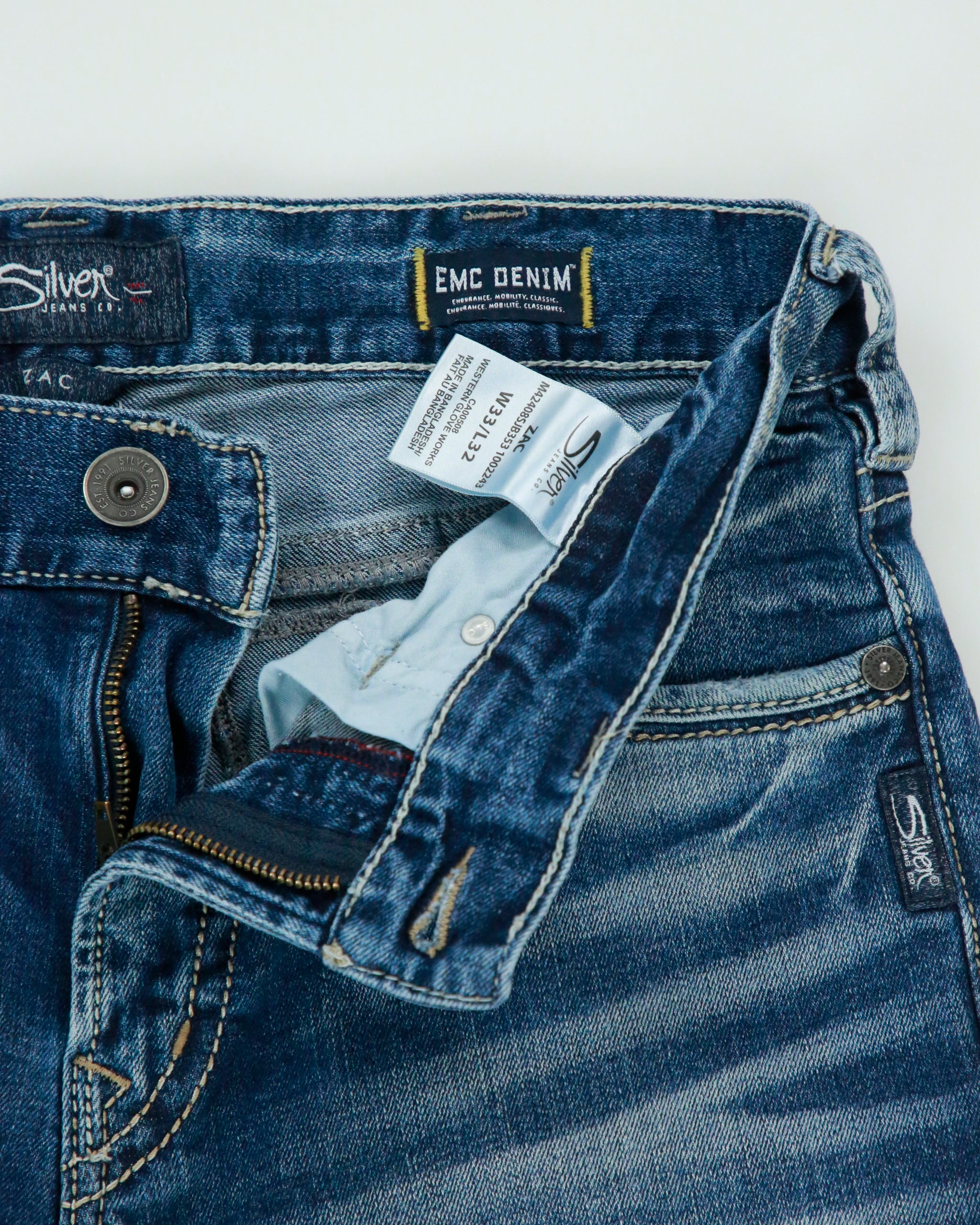 Vintage Y2K 2000s Silver Jeans Company 'Zac' Jeans - W33 L30