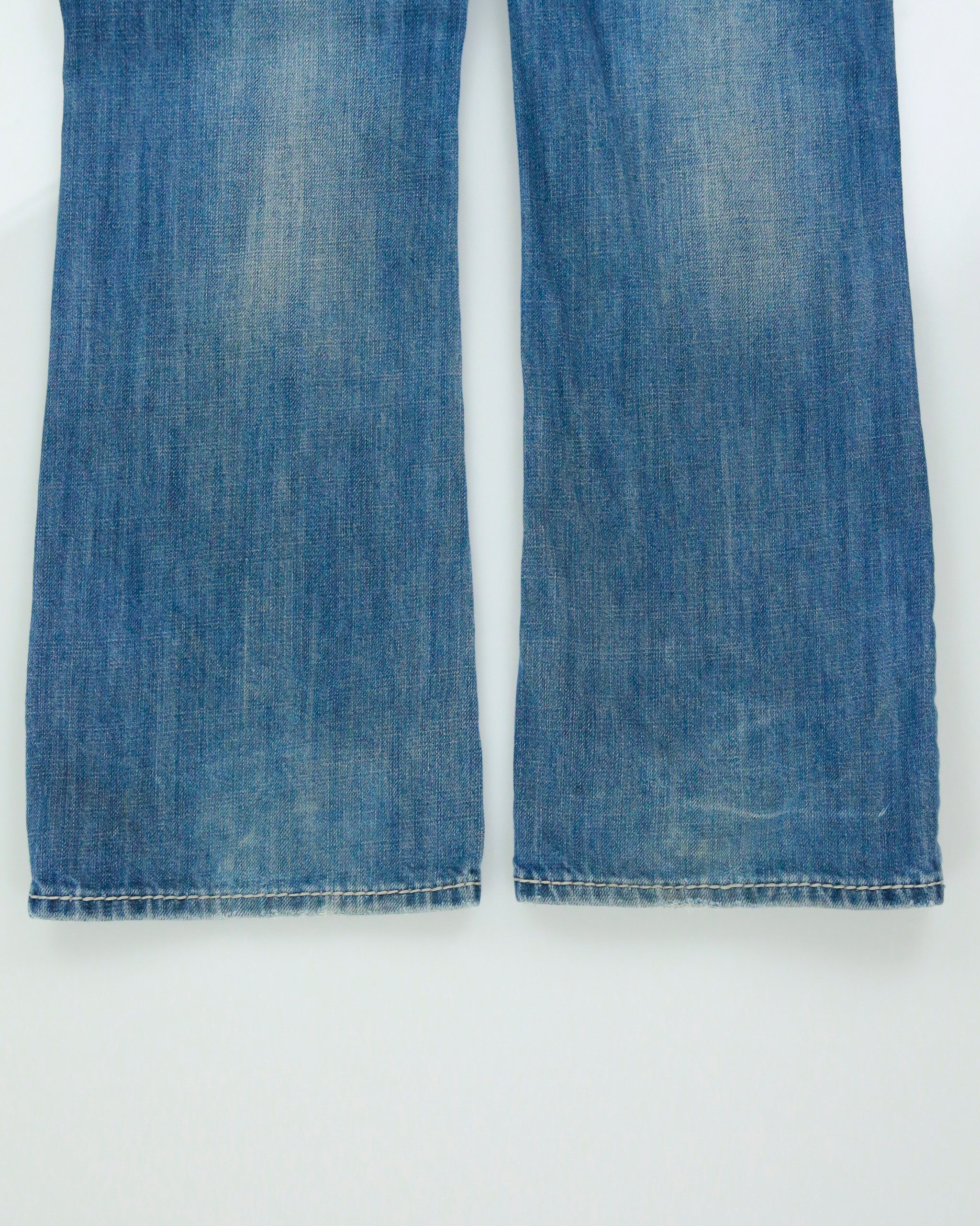 Vintage Y2K 00s Rock &amp; Roll Cowboy Relaxed Bootcut Jeans - W32 L34