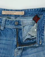 Vintage Y2K 00s Rock &amp; Roll Cowboy Relaxed Bootcut Jeans - W32 L34