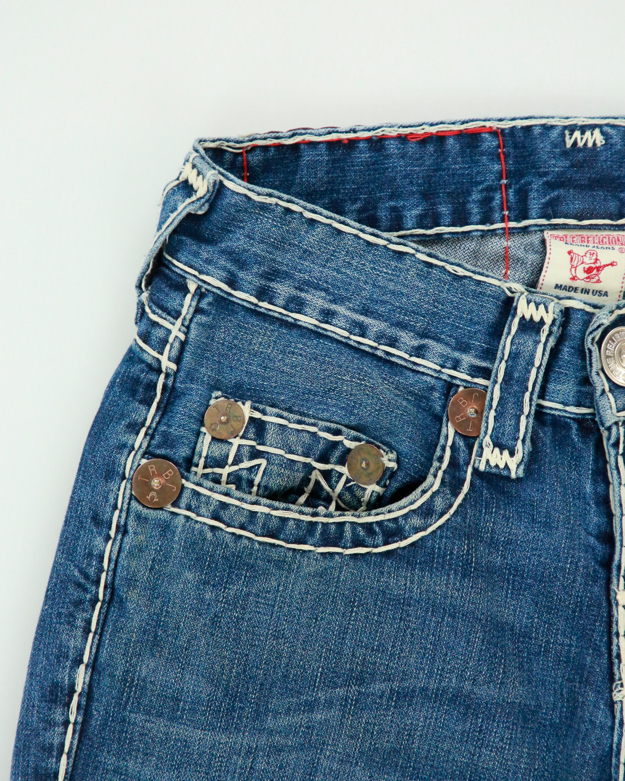 Vintage Y2k 00s True Religion 'Bobby' Skinny Jeans - W29 L29