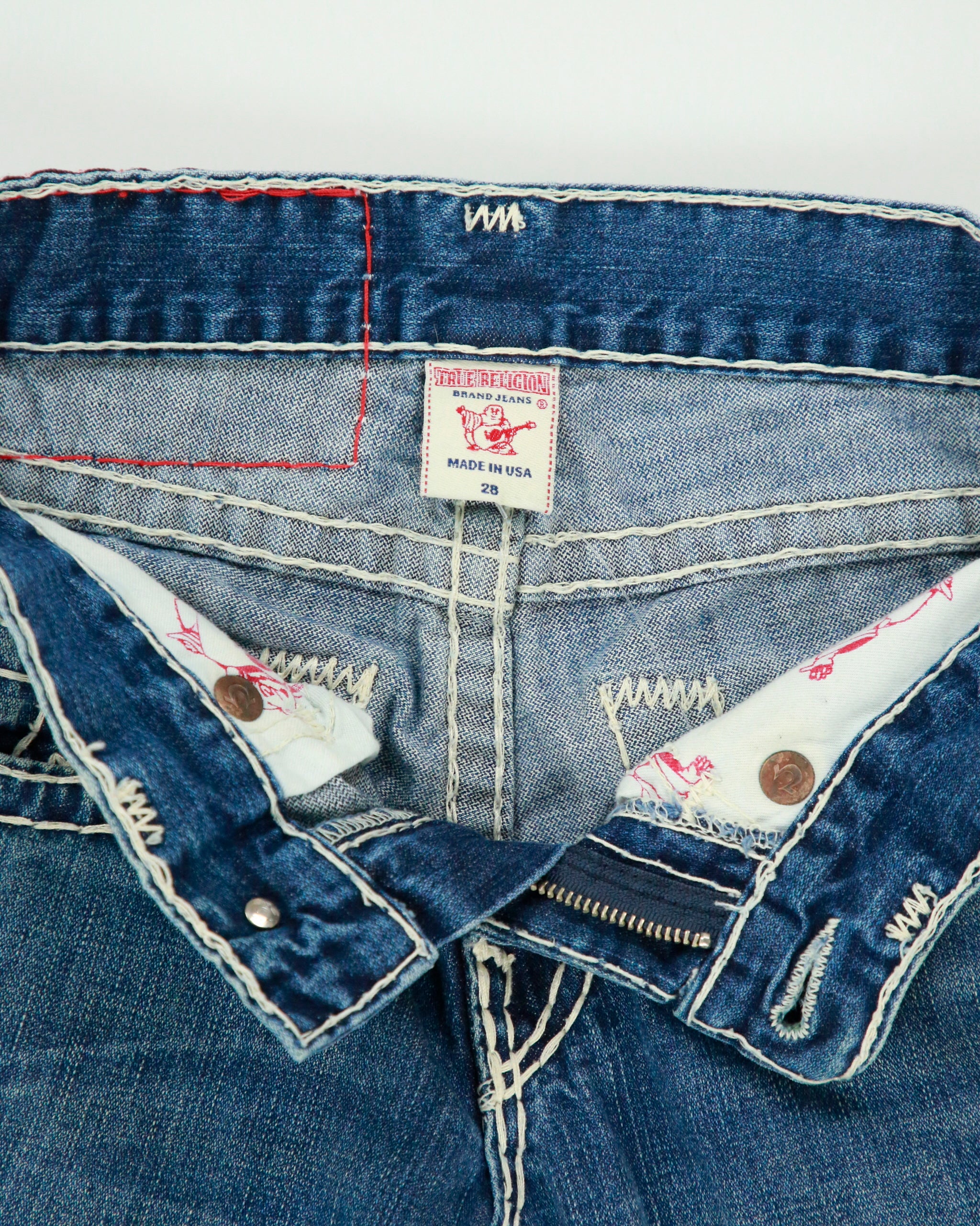 Vintage Y2k 00s True Religion 'Bobby' Skinny Jeans - W29 L29