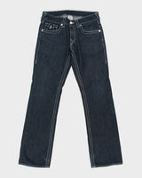 Vintage Y2k 00s True Religion 'Straight' Dark Wash Jeans - W32 L32