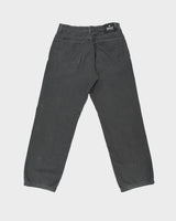 Vintage F/W 2001 Y2K Versace Jeans Couture Mid Rise Faded Black Relaxed Fit Straight Leg Stretch Denim Jeans - W32 L30