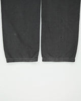 Vintage F/W 2001 Y2K Versace Jeans Couture Mid Rise Faded Black Relaxed Fit Straight Leg Stretch Denim Jeans - W32 L30
