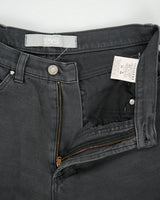 Vintage F/W 2001 Y2K Versace Jeans Couture Mid Rise Faded Black Relaxed Fit Straight Leg Stretch Denim Jeans - W32 L30