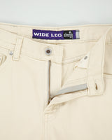 Vintage 2000 Y2K Levi's SilverTab Cream Made In America Mid Rise Baggy Fit Wide Leg Denim Jeans - W29 L30