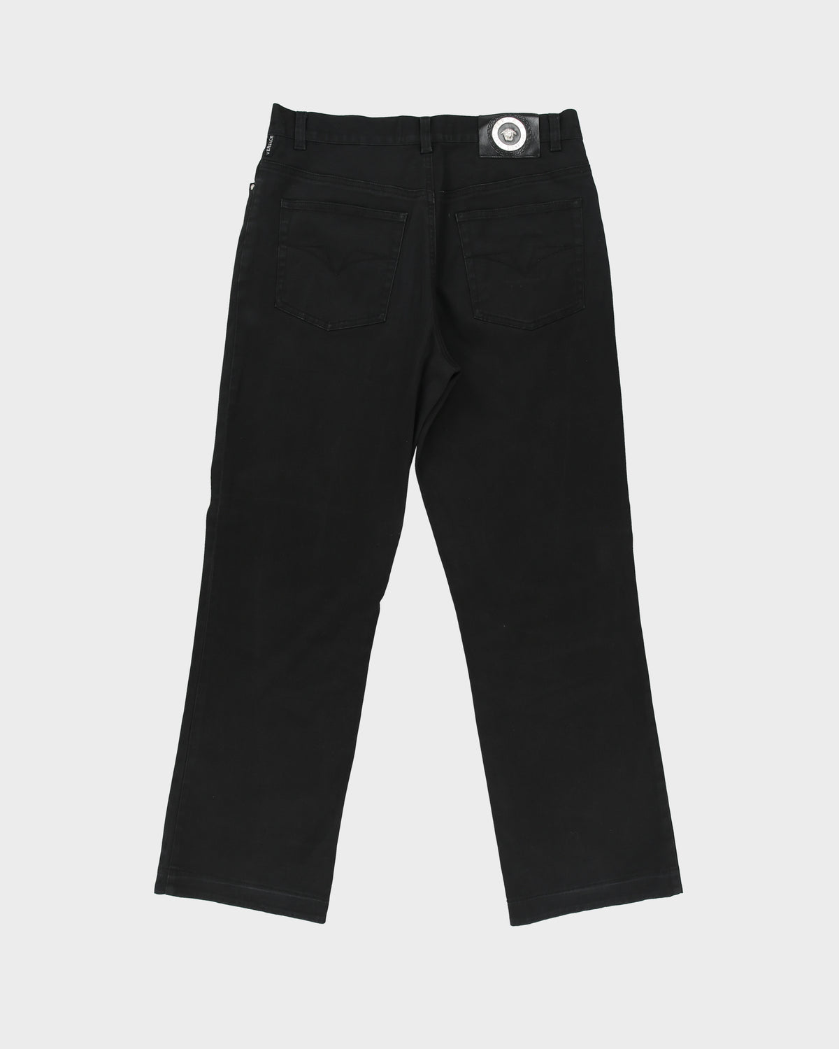 Vintage Y2K 00s Versace Jeans Couture Signature High Rise Relaxed Fit Straight Leg Canvas Denim Jeans - W29 L30