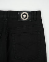 Vintage Y2K 00s Versace Jeans Couture Signature High Rise Relaxed Fit Straight Leg Canvas Denim Jeans - W29 L30