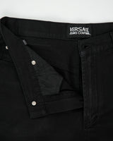 Vintage Y2K 00s Versace Jeans Couture Signature High Rise Relaxed Fit Straight Leg Canvas Denim Jeans - W29 L30