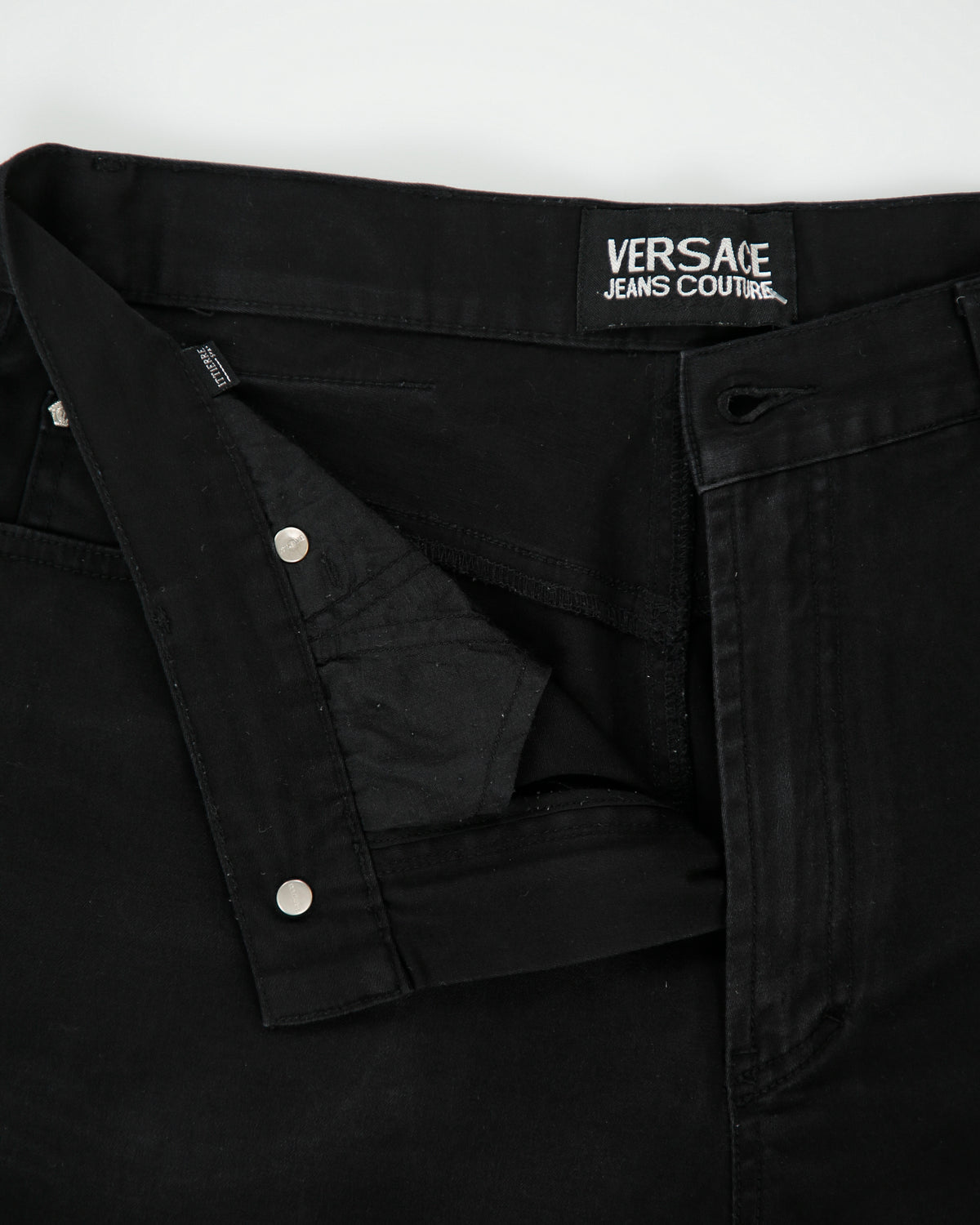 Vintage Y2K 00s Versace Jeans Couture Signature High Rise Relaxed Fit Straight Leg Canvas Denim Jeans - W29 L30