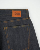 DS GAP 1969 13oz Japanese Kaihara Raw Selvedge Denim Mid Rise Straight Leg Jeans - W34 L32