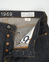 DS GAP 1969 13oz Japanese Kaihara Raw Selvedge Denim Mid Rise Straight Leg Jeans - W34 L32