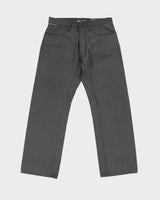 Vintage Y2K 00s Diesel Indigo Tech D.I.T Low Rise Raw Denim Wide Leg Jeans - W33 L32