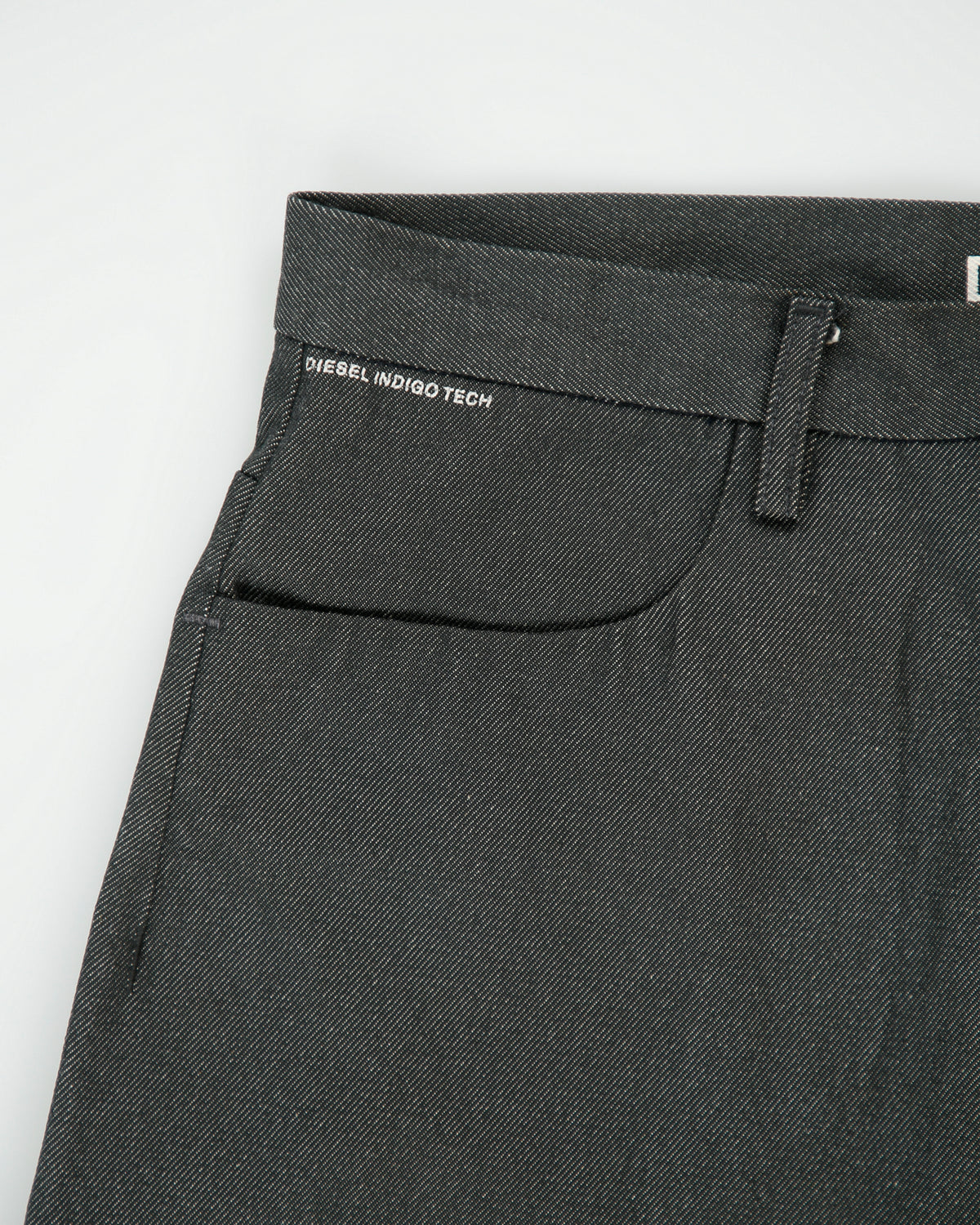 Vintage Y2K 00s Diesel Indigo Tech D.I.T Low Rise Raw Denim Wide Leg Jeans - W33 L32