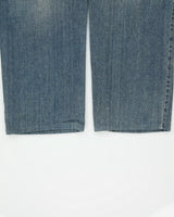 Vintage Y2K 00s G-Unit Patch Embroidered Stone Wash Wide Leg Denim Jeans - W36 L29