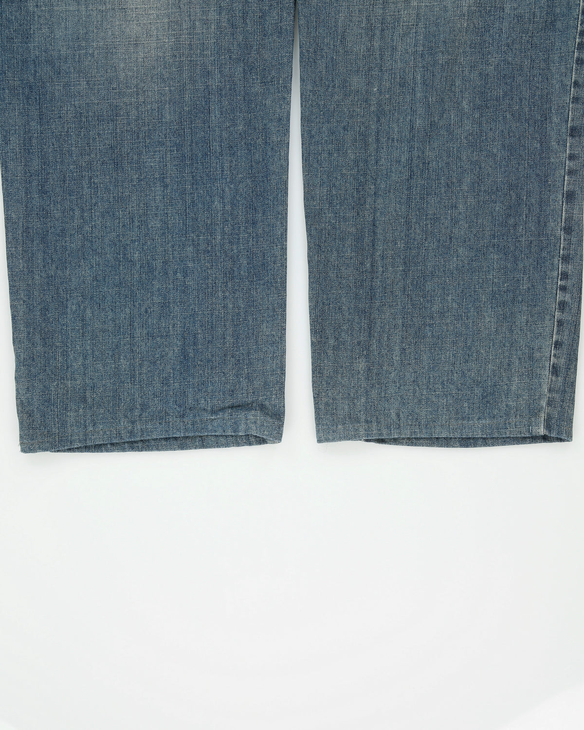 Vintage Y2K 00s G-Unit Patch Embroidered Stone Wash Wide Leg Denim Jeans - W36 L29