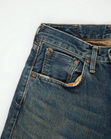 Vintage Edwin 1505 Distressed Japanese Selvedge Mud Wash Denim Straight Leg Jeans - W29 L32