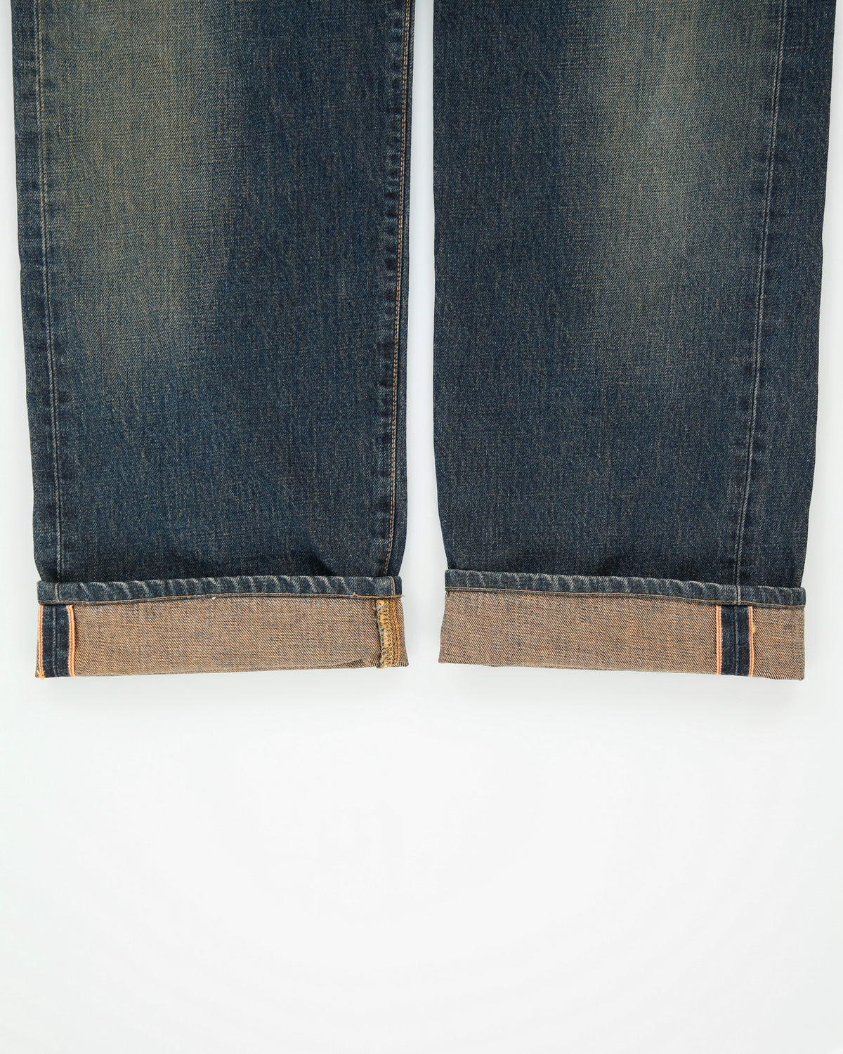 Vintage Edwin 1505 Distressed Japanese Selvedge Mud Wash Denim Straight Leg Jeans - W29 L32