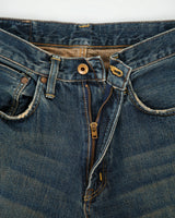 Vintage Edwin 1505 Distressed Japanese Selvedge Mud Wash Denim Straight Leg Jeans - W29 L32