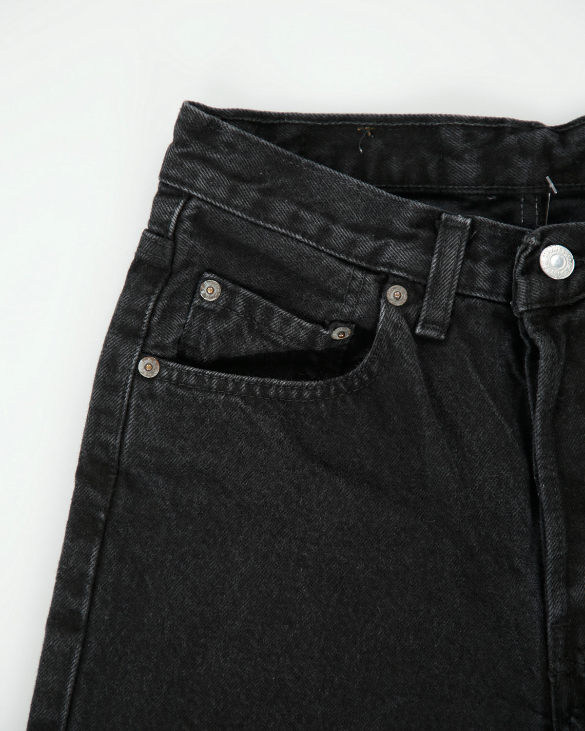 Vintage 1998 Levi's 501 Made In America Mid Rise Straight Leg Denim Jeans - W28 L35