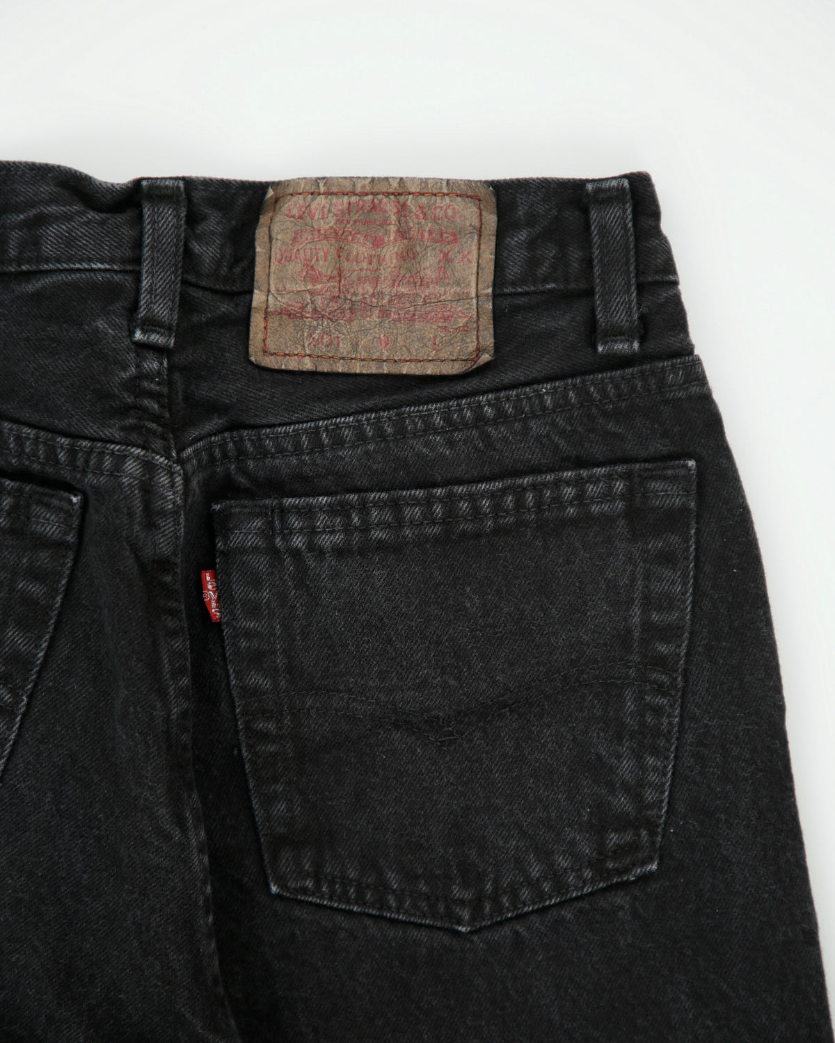 Vintage 1998 Levi's 501 Made In America Mid Rise Straight Leg Denim Jeans - W28 L35
