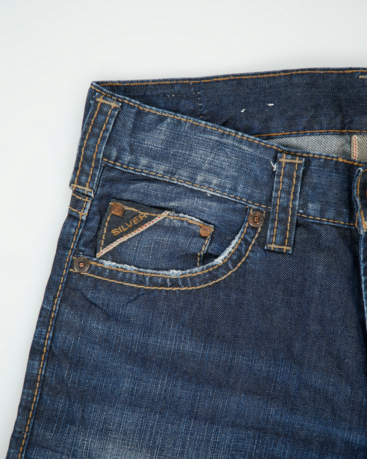 Vintage Y2K 00s Silver Jeans 925 Series Mid Rise Indigo Denim Grayson Straight Leg Jeans - W31 L32