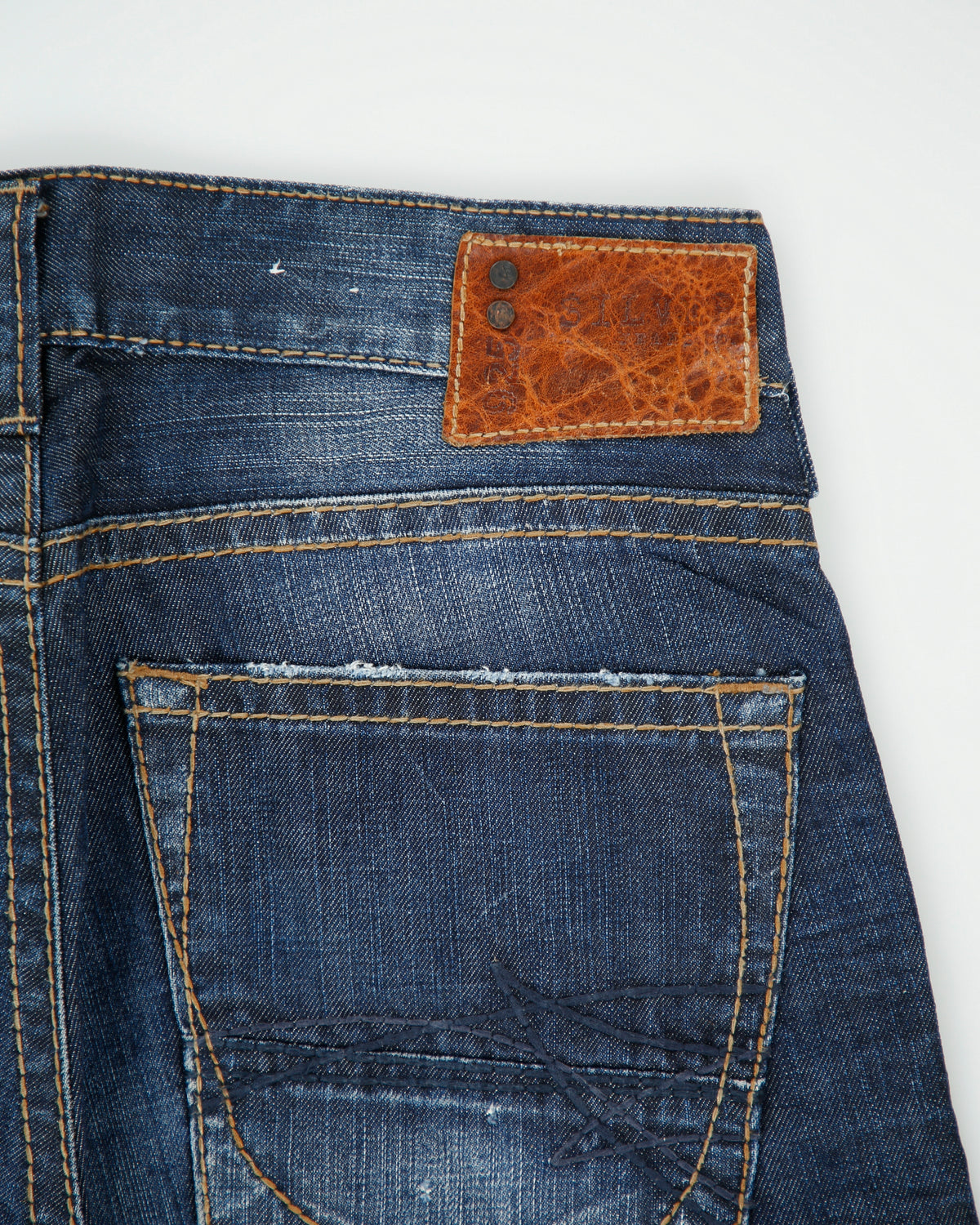 Vintage Y2K 00s Silver Jeans 925 Series Mid Rise Indigo Denim Grayson Straight Leg Jeans - W31 L32