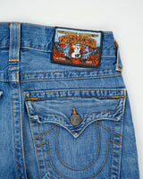 Vintage Y2K 00s True Religion Low Rise Made In USA Flap Pocket Slim Straight Leg Jeans - W30 L30