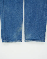 Vintage Carhartt FR 14.75oz Mid Rise Midstone Denim Relaxed Fit Straight Leg Work Jeans - W35 L34