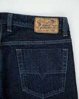 Vintage Y2K 00s Diesel 'Viker' Low Rise Indigo Denim Made In USA Relaxed Straight Leg Jeans - W34 L31