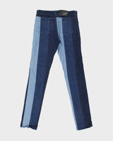 F/W 2016 Givenchy 'Multi Stars &amp; Stripes' Mid Rise Embroidered Patchwork Denim Skinny Fit Jeans - W30 L34