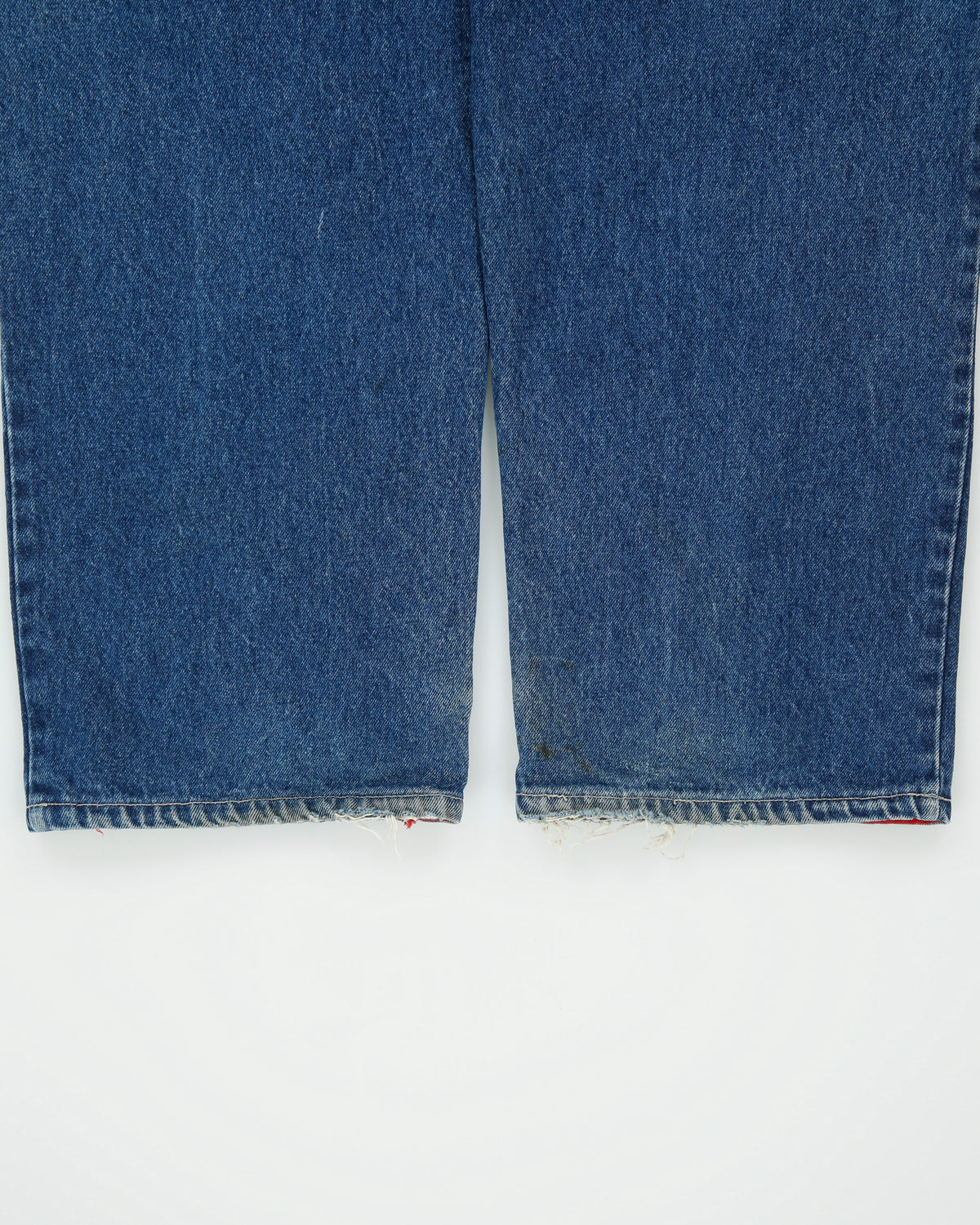 Vintage 1990s Pure Playaz Heavyweight Mid Denim Split Knee Baggy Fit Tapered Wide Leg Jeans - W32 L32