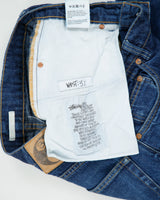 Our Legacy Work Shop x Stussy Mid Rise Denim Straight Leg 'Work Cut' Jeans - W31 L28