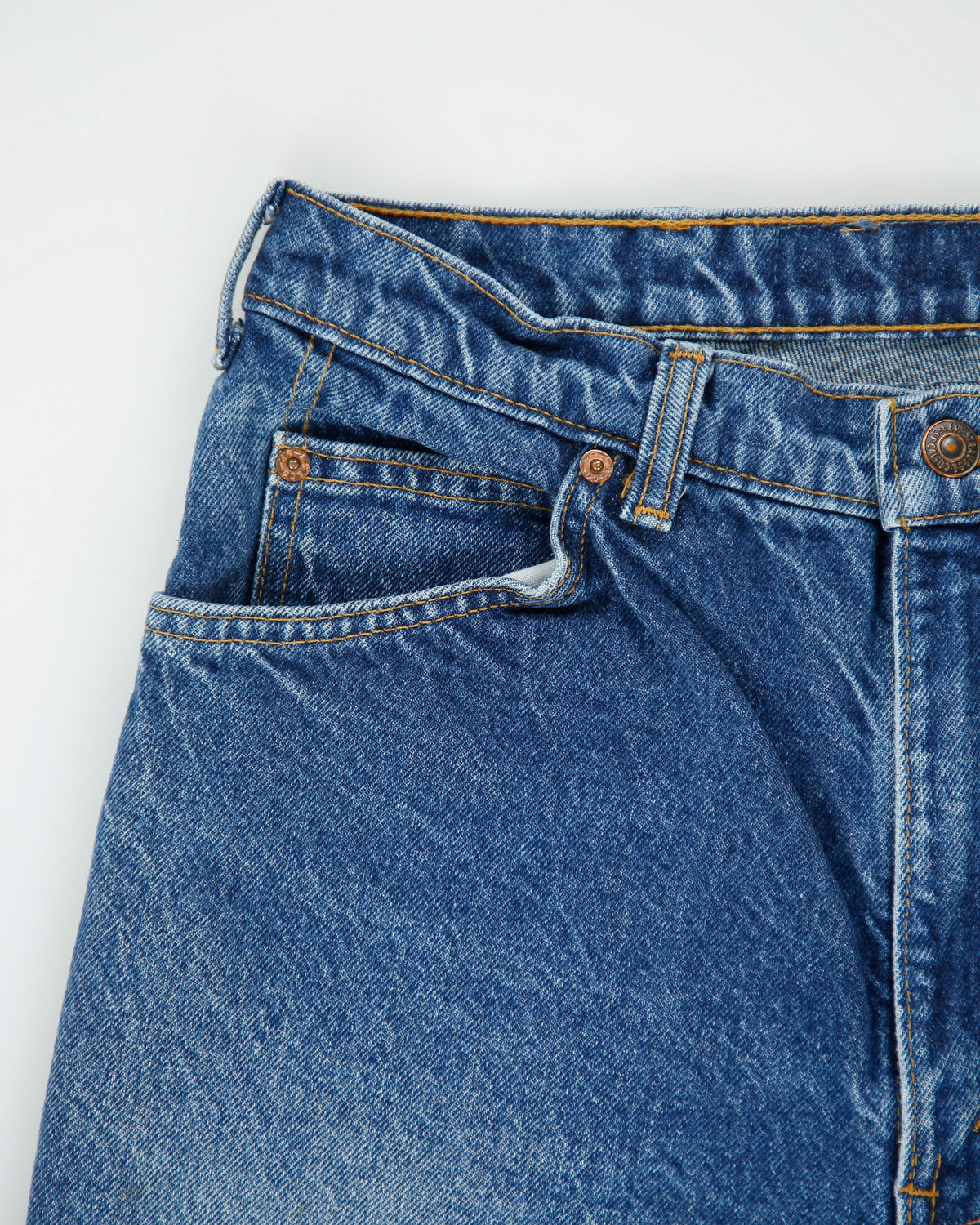 Vintage 1994 Levi's 619 Orange Tab High Rise Made In America Tapered Straight Leg Denim Jeans - W32 L26
