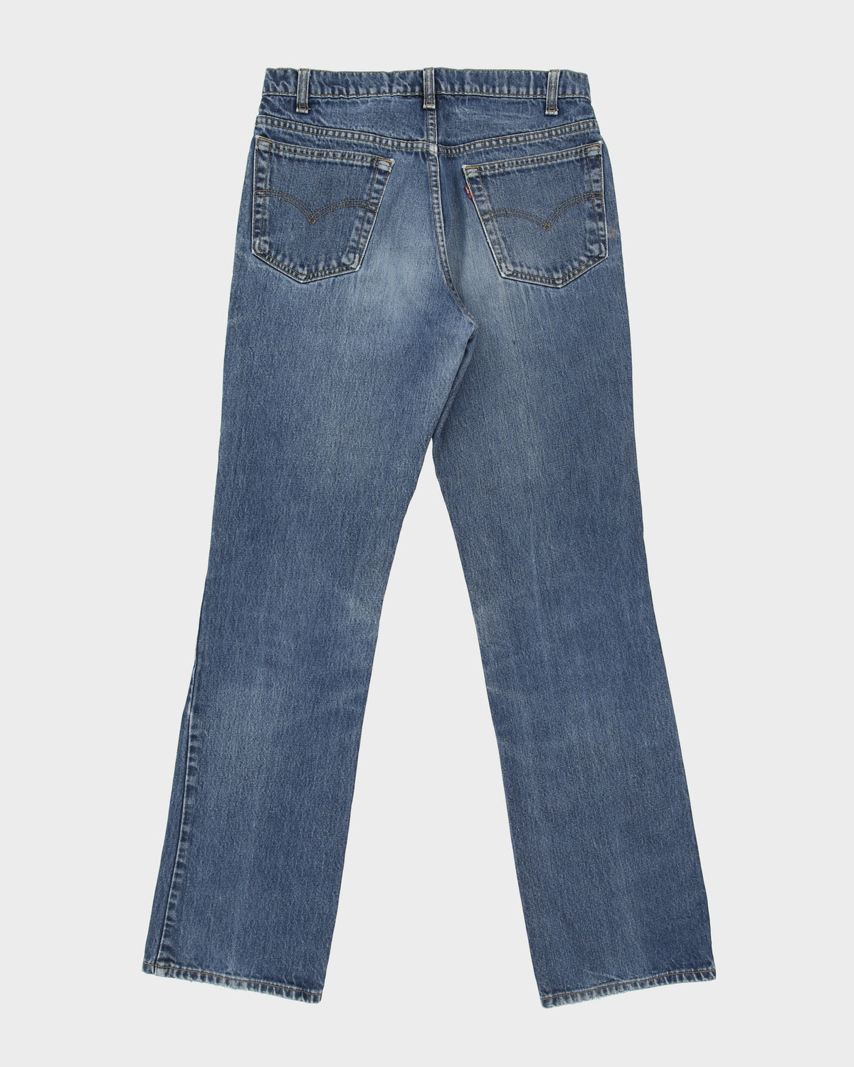 Vintage 1999 Levi's 517 Mid Rise Stone Wash Denim Made In America Bootcut Jeans - W34 L34