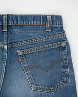 Vintage 1999 Levi's 517 Mid Rise Stone Wash Denim Made In America Bootcut Jeans - W34 L34