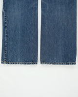 Vintage 1999 Levi's 517 Mid Rise Stone Wash Denim Made In America Bootcut Jeans - W34 L34