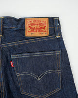 DS Vintage Levi's 511 Red Line Mid Rise Raw Indigo Ridged Selvedge Denim Slim Fit Jeans - W31 L32