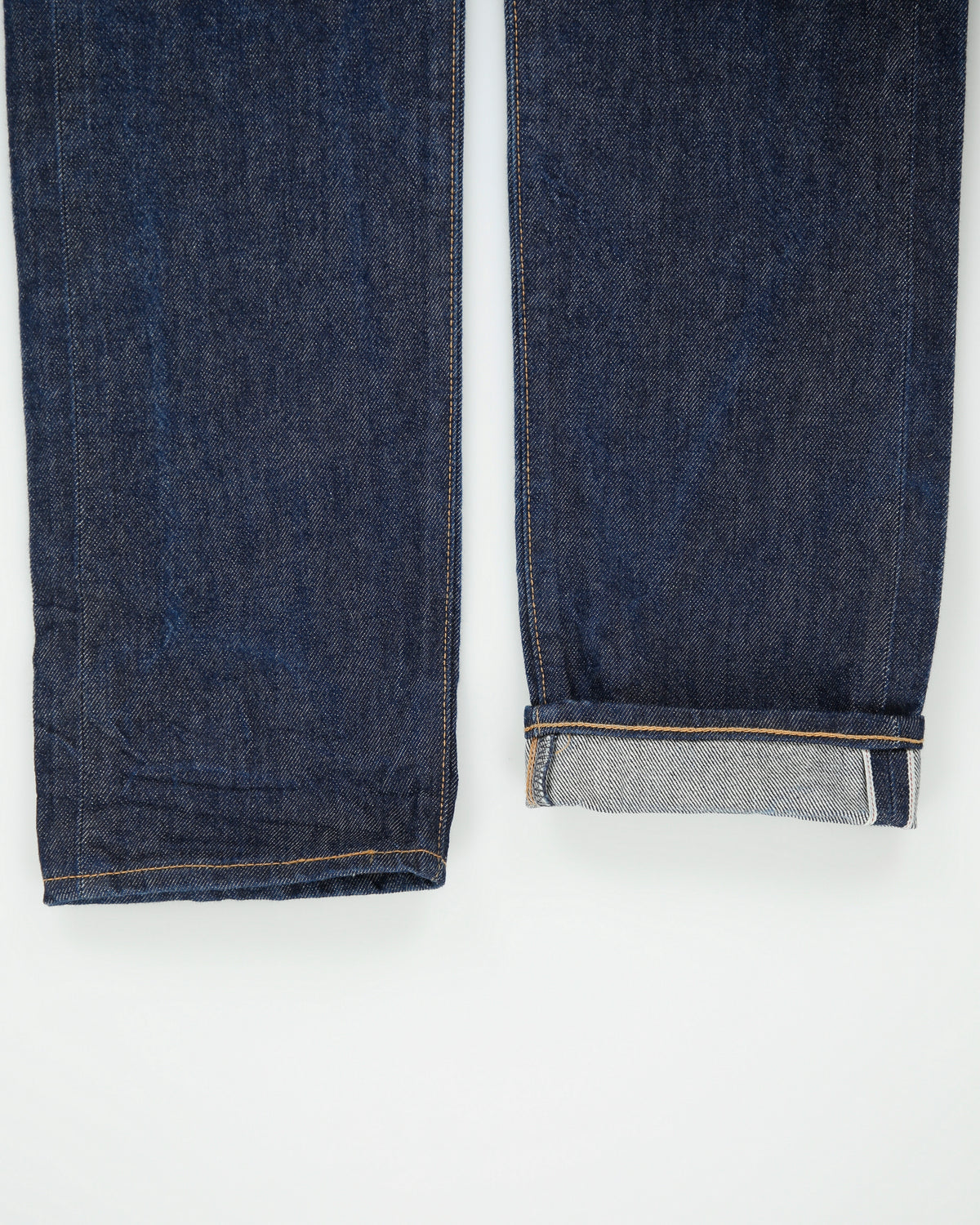 DS Vintage Levi's 511 Red Line Mid Rise Raw Indigo Ridged Selvedge Denim Slim Fit Jeans - W31 L32