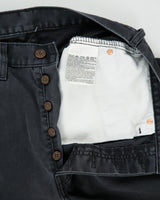 Vintage 1997 Levi's 551 White Tab Black Denim Relaxed Straight Leg Jeans - W32 L32