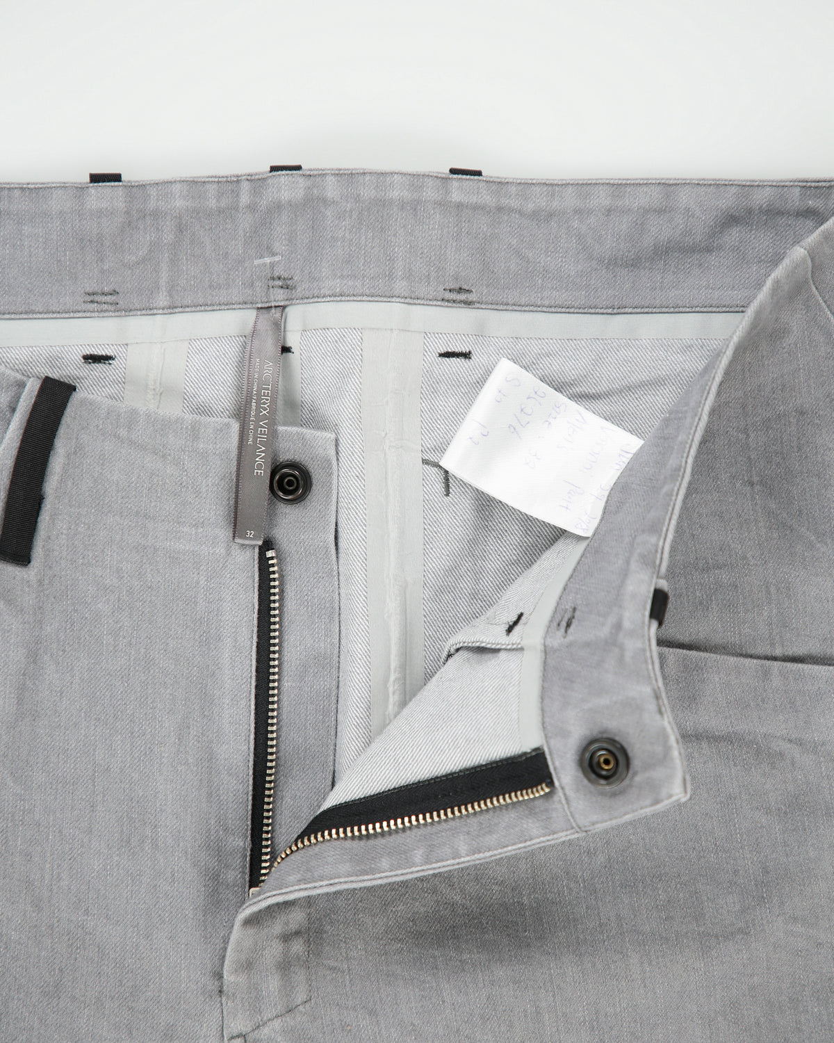 Arc'teryx Veilance Low Rise Coated Denim Slim Fit Technical 'Voronoi Pant' - W32 L32