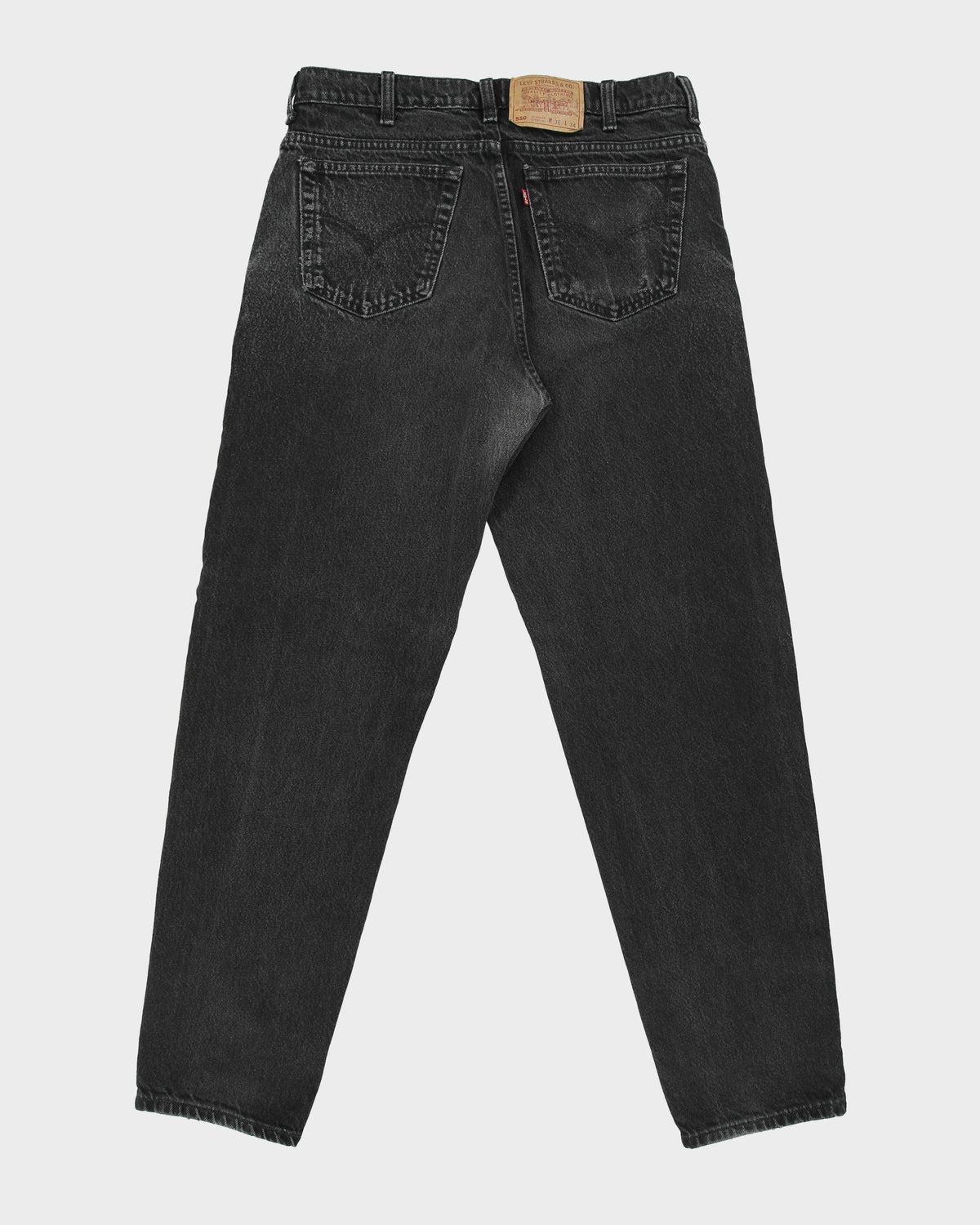 Vintage 1999 Levi's 550 Batwing Made In Canada Relaxed Tapered Fit Denim Jeans - W36 L34