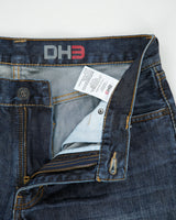 Vintage Y2K DH3 Jake Low Rise Indigo Rope Dyed Selvedge Denim Straight Leg Jeans - W32 L32
