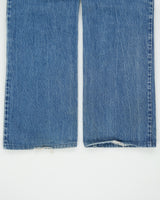 Vintage 1982 Levi's Orange Tab Made In USA Leather Patch Mid Rise Relaxed Straight Leg Denim Jeans - W36 L31