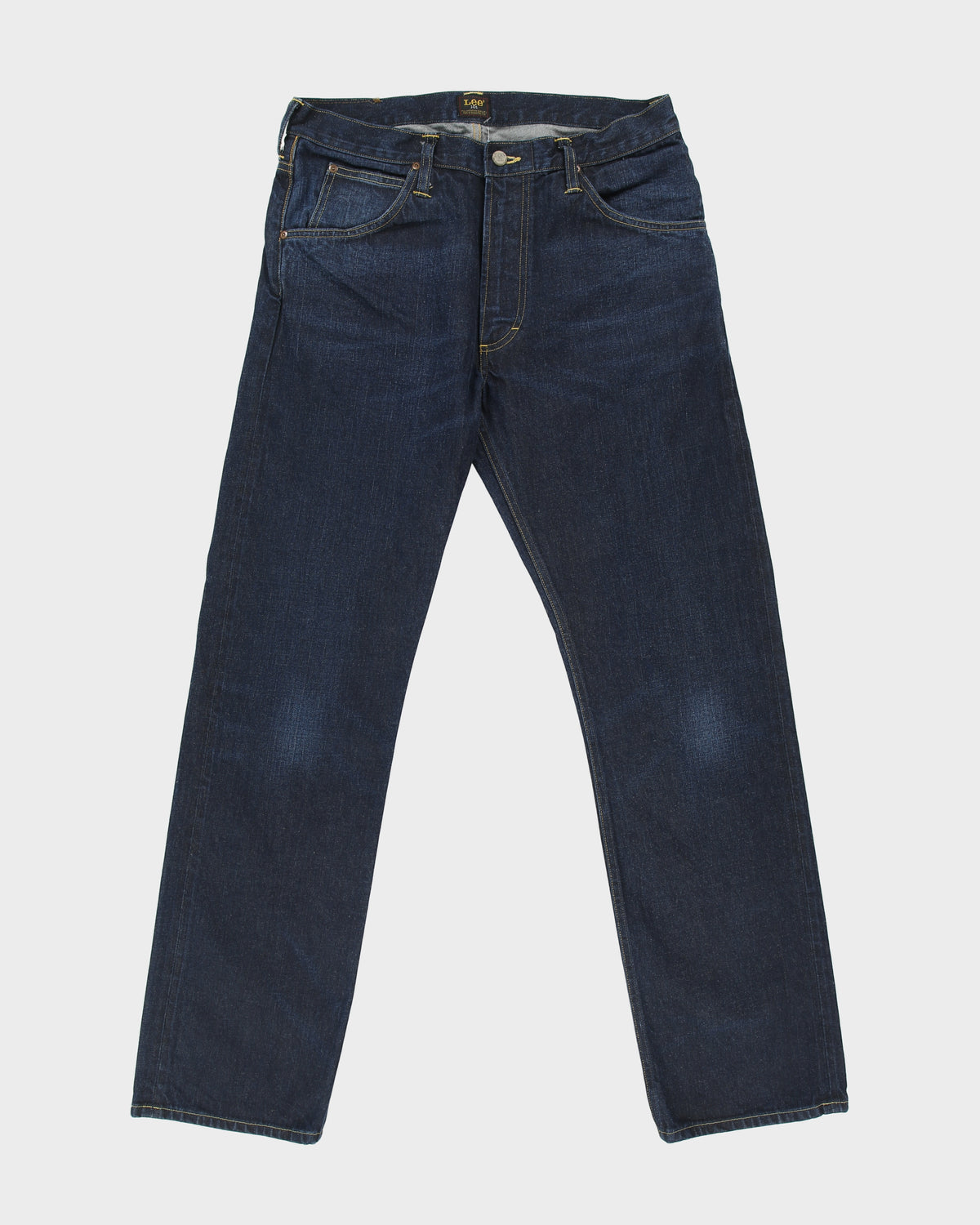Vintage Lee 101z 13.5oz Narrow Loom Selvedge Indigo Denim Straight Leg Jeans - W29 L32