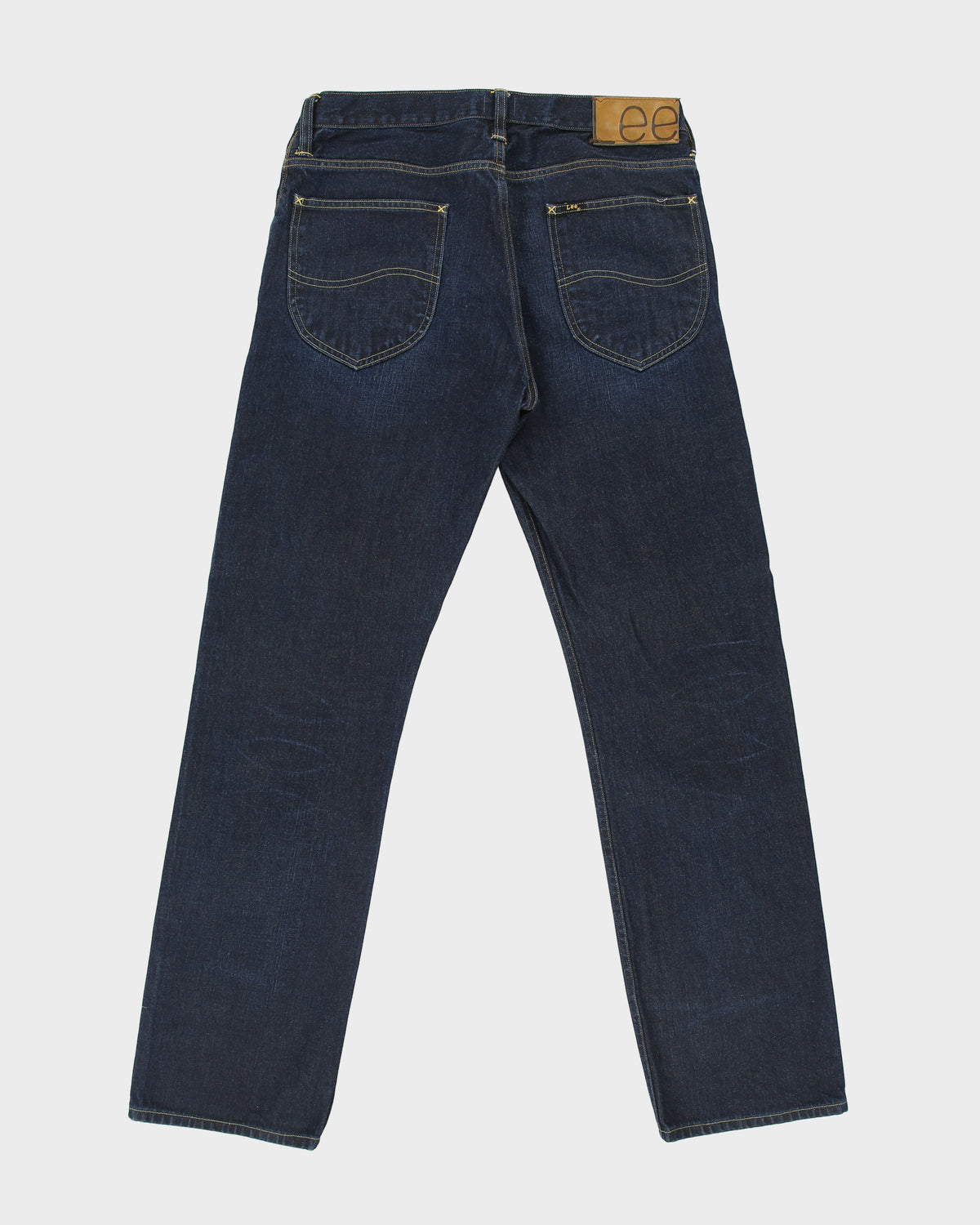 Vintage Lee 101z 13.5oz Narrow Loom Selvedge Indigo Denim Straight Leg Jeans - W29 L32