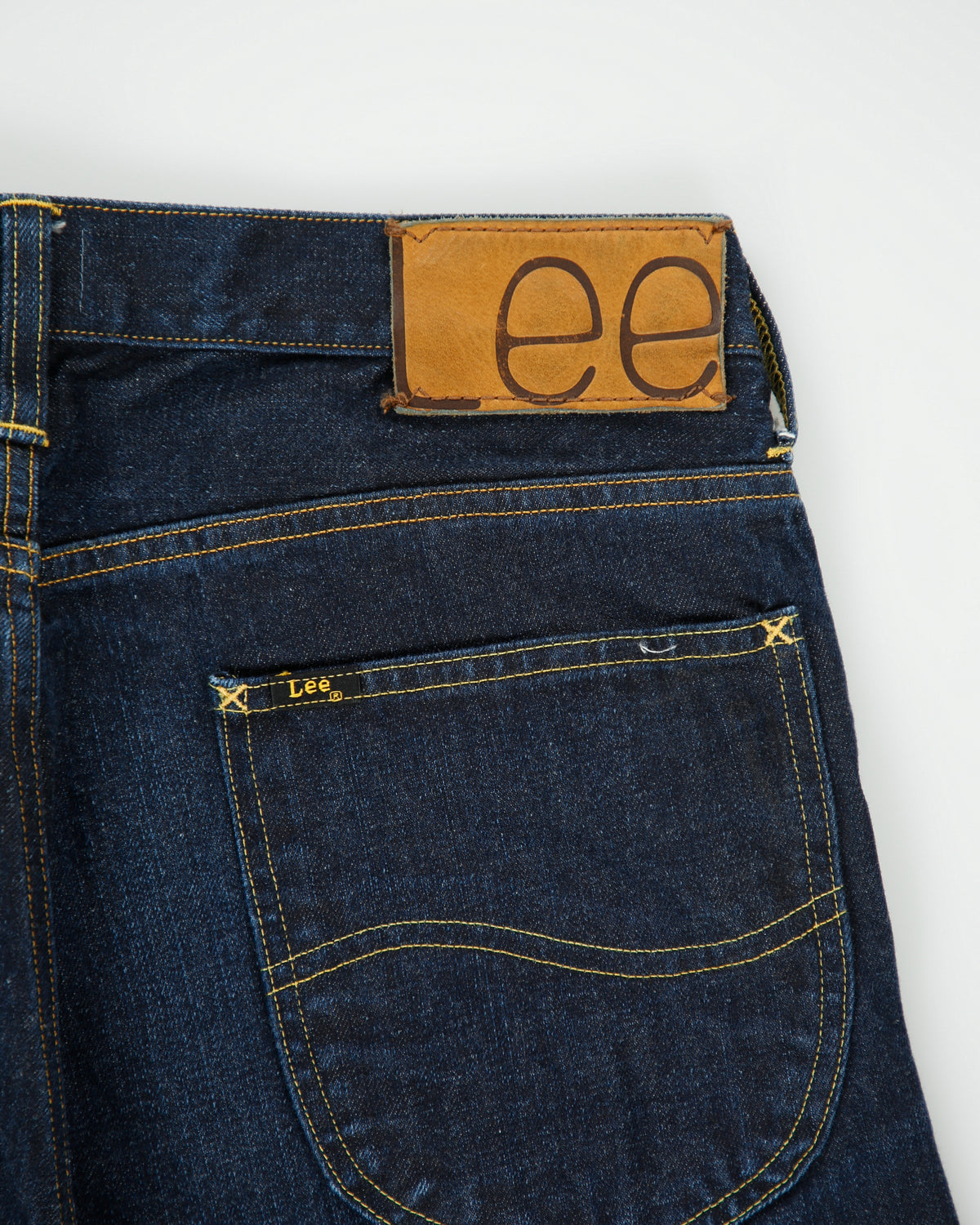 Vintage Lee 101z 13.5oz Narrow Loom Selvedge Indigo Denim Straight Leg Jeans - W29 L32