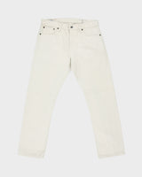Rogue Territory RGT Cream Mid Rise Made in LA USA Silveridge Japanese Selvedge Denim Slim Straight Leg Jeans - W33 L30