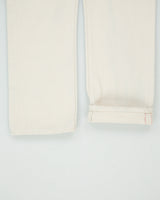 Rogue Territory RGT Cream Mid Rise Made in LA USA Silveridge Japanese Selvedge Denim Slim Straight Leg Jeans - W33 L30