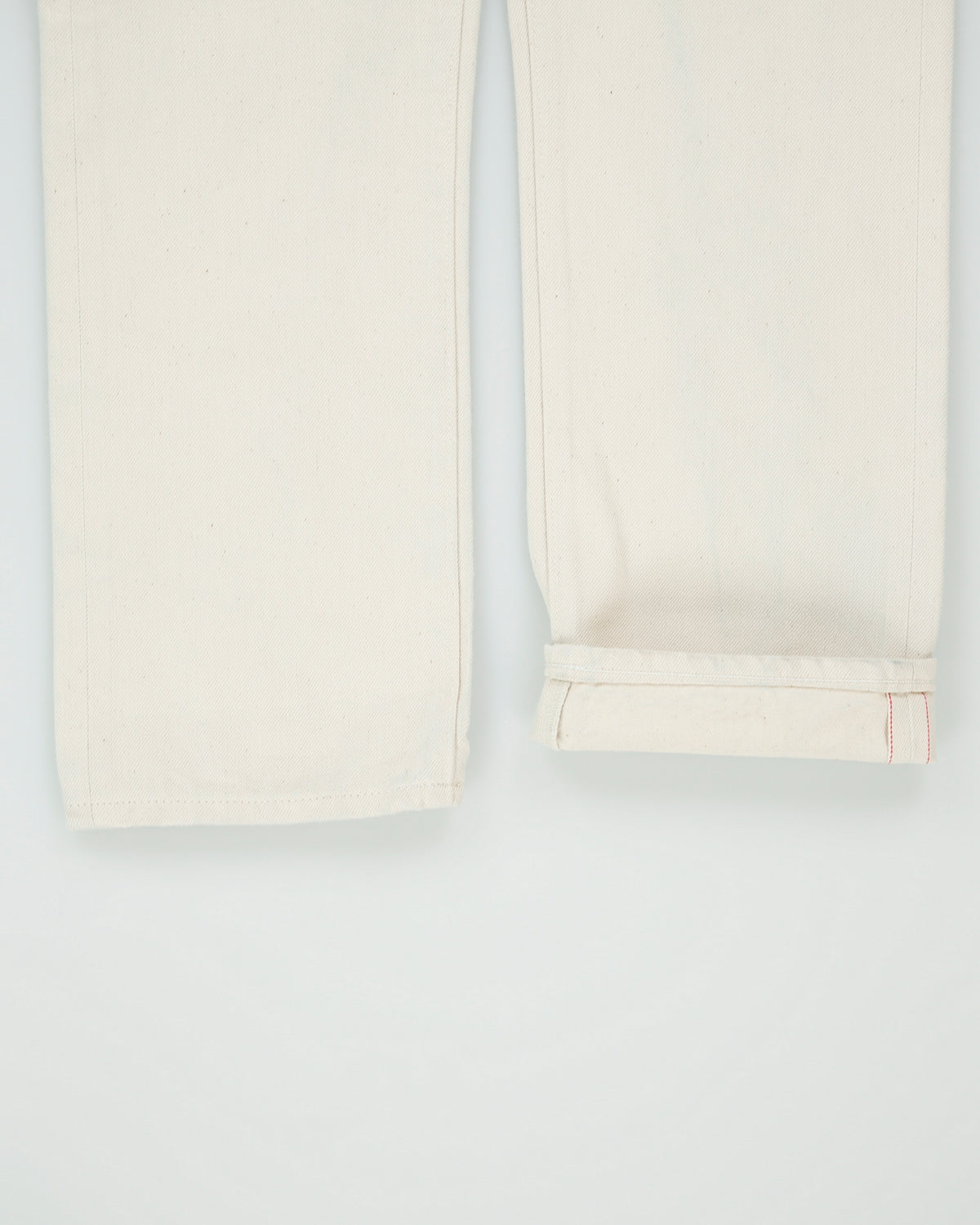 Rogue Territory RGT Cream Mid Rise Made in LA USA Silveridge Japanese Selvedge Denim Slim Straight Leg Jeans - W33 L30